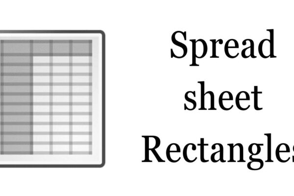 spreadsheet rectangles