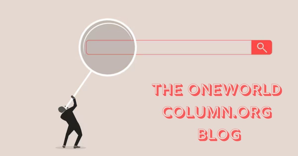 the oneworldcolumn.org blog